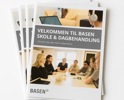 Velkommen til Basen brochure til forældre til nye elever.