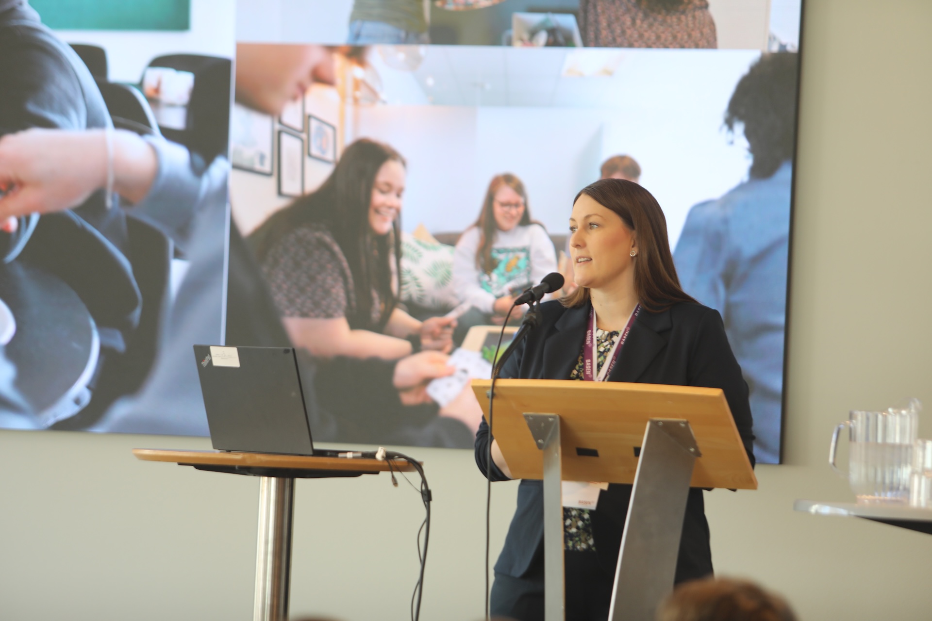 Basens direktør Malene Niemeier taler på Basen Konferencen 2026